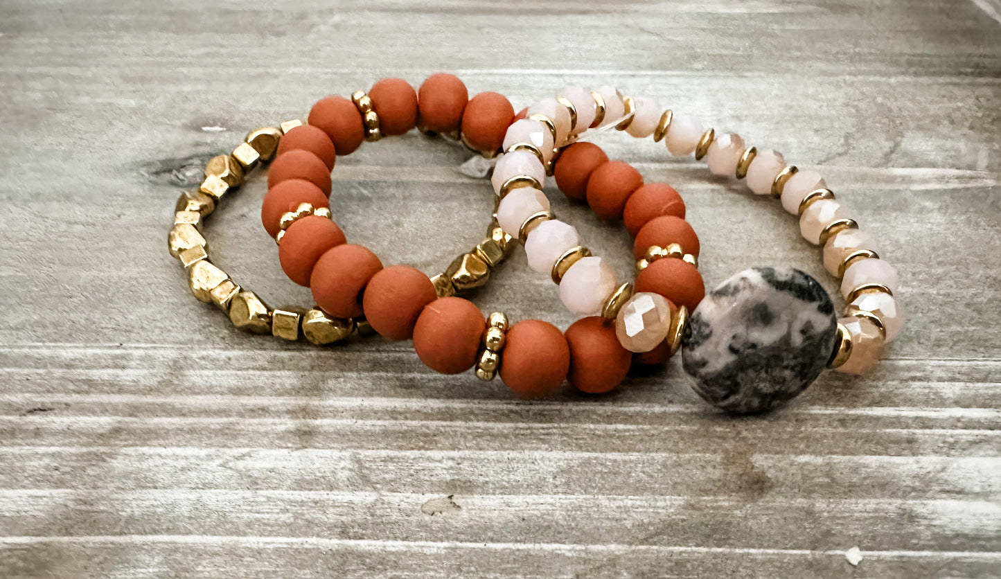 Isla- Boho Beaded Stack