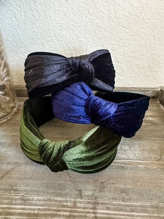 Elsie velvet wrap headband